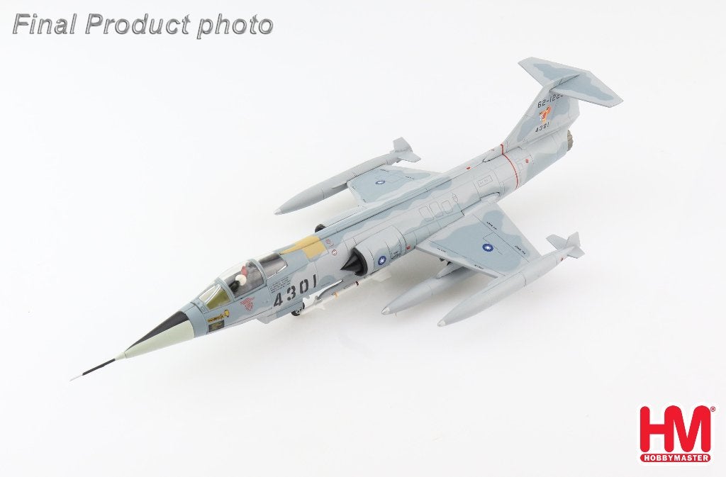 Lockheed F-104G Starfighter 3 Wing ROCAF Hobby Master HA1069, Verzamelen, Luchtvaart en Vliegtuigspotten, Verzenden, Nieuw, Military-Models VJ Mendelssohnstraße 29 info@military-models-vj.de