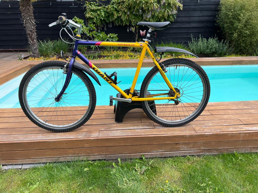 Giant team mbt frame maat 21,5 inch Wielmaat 26inch, Fietsen en Brommers, Fietsen | Heren | Herenfietsen, 53 tot 57 cm, Ophalen