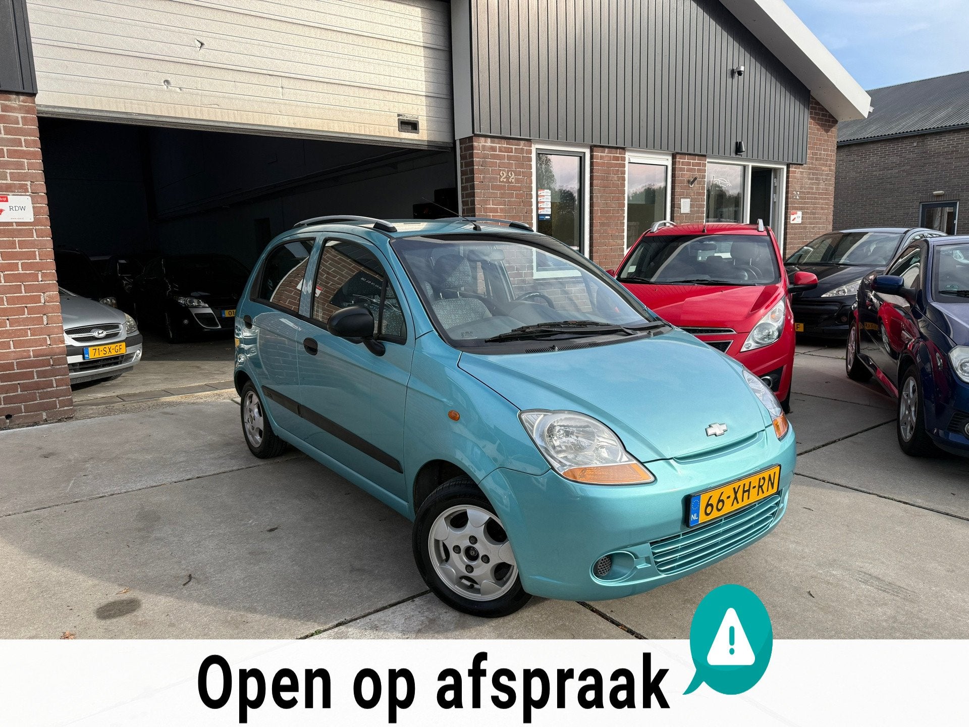 Chevrolet Matiz 0.8 Style |NIEUWE APK|NAP KM STAND|CENTRALED, Auto's, Voorwielaandrijving, Stof, Gebruikt, Blauw