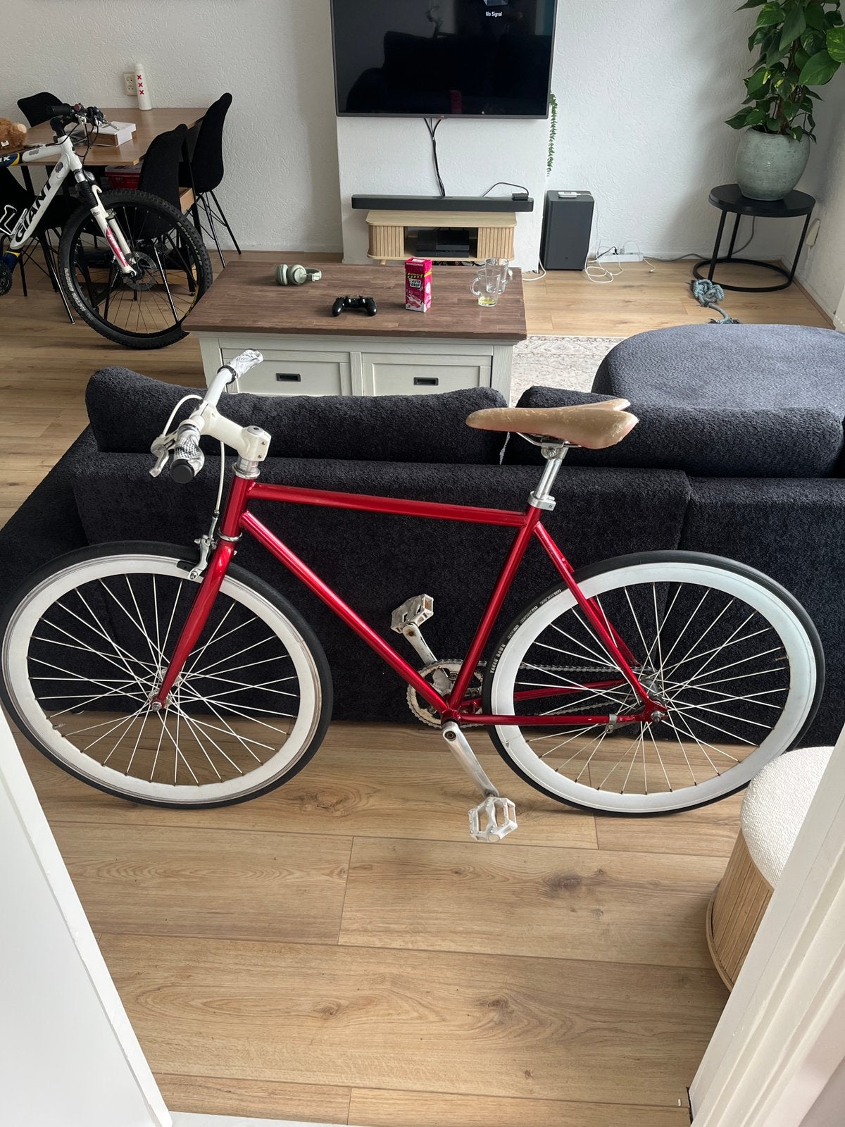Fixie/Single speed fiets frame maat 55cm, Fietsen en Brommers, Fietsen | Racefietsen, Gebruikt, Overige merken, Minder dan 10 versnellingen