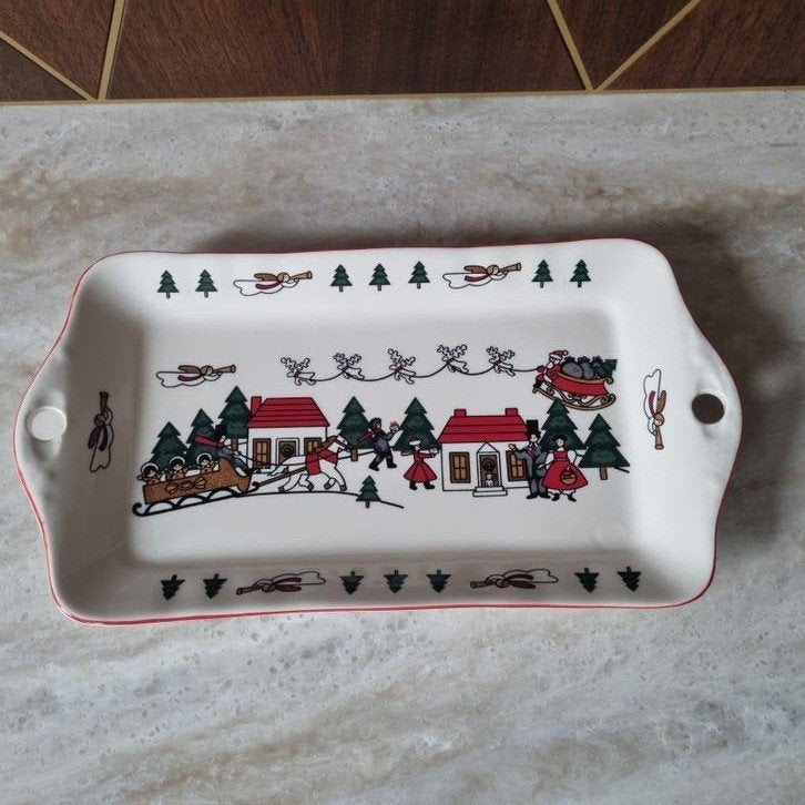 Mason's Christmas Village Serveerschaal - Nieuw, Ophalen of Verzenden