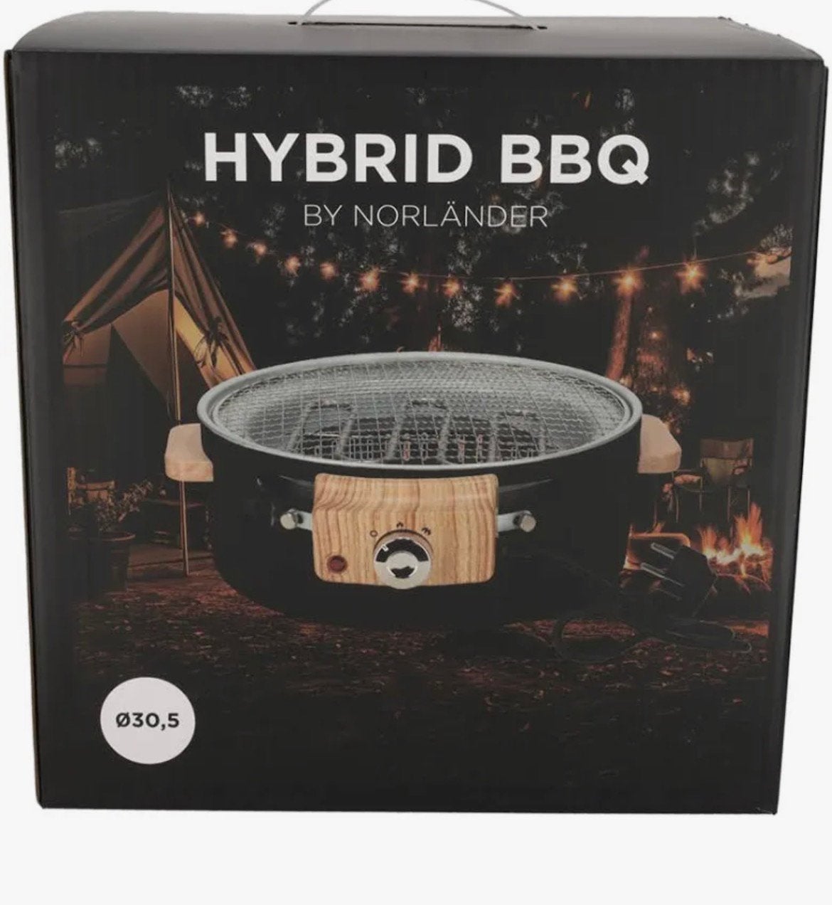 Nieuwe Norländer Hybride BBQ - Ø 30,5 cm, Ophalen of Verzenden, Nieuw
