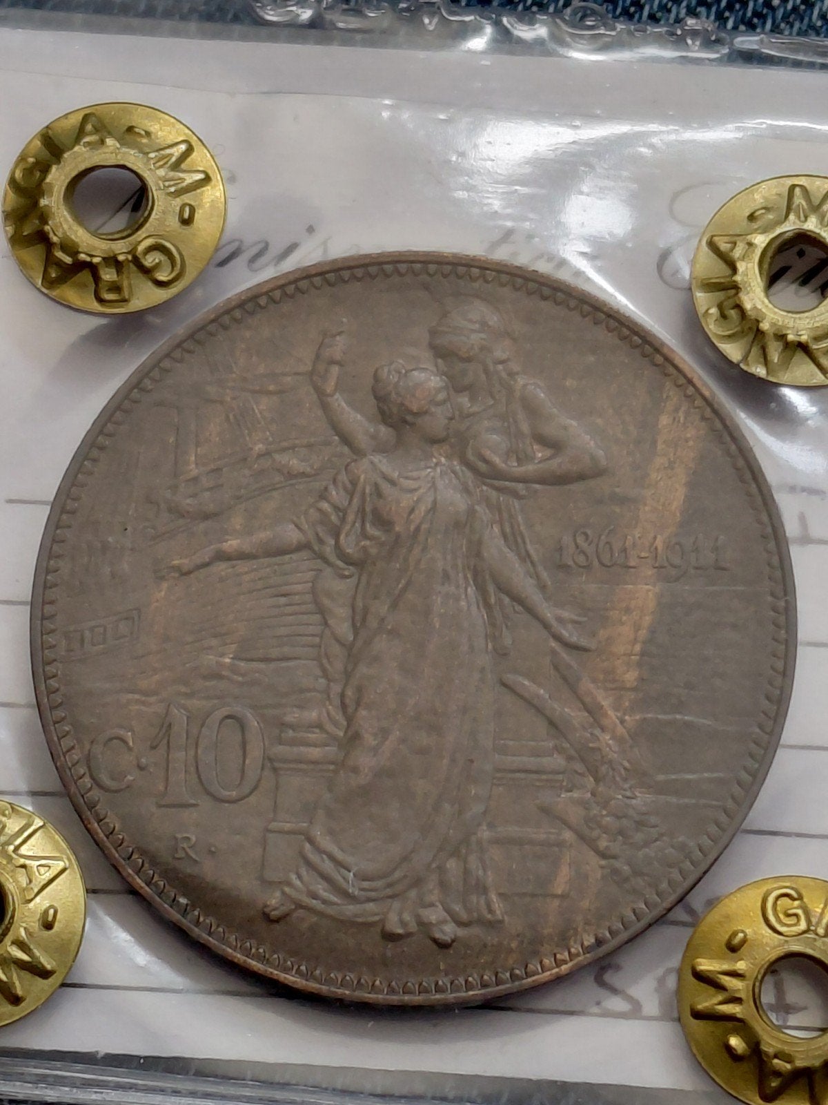 Italië 10 Centesimi 1911 Vittorio Emanuele III, Verzenden, Italië, Losse munt