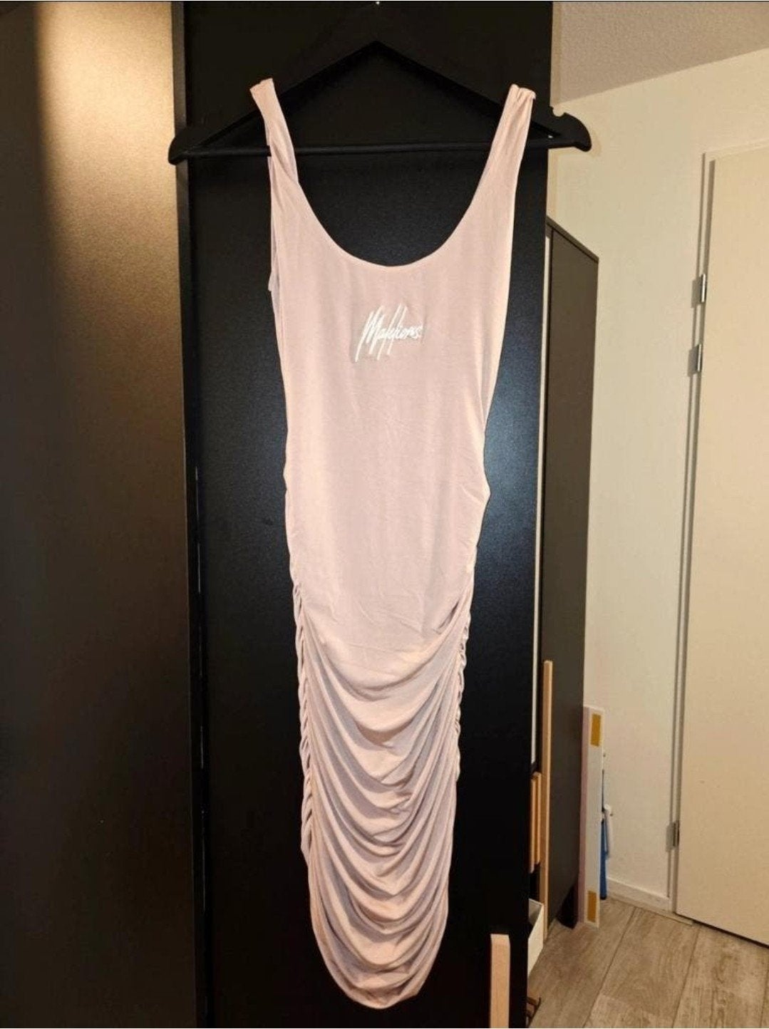 Malelions Mae Dress - Taupe Zomerjurkje XS, Malelions, Beige, Nieuw, Ophalen of Verzenden