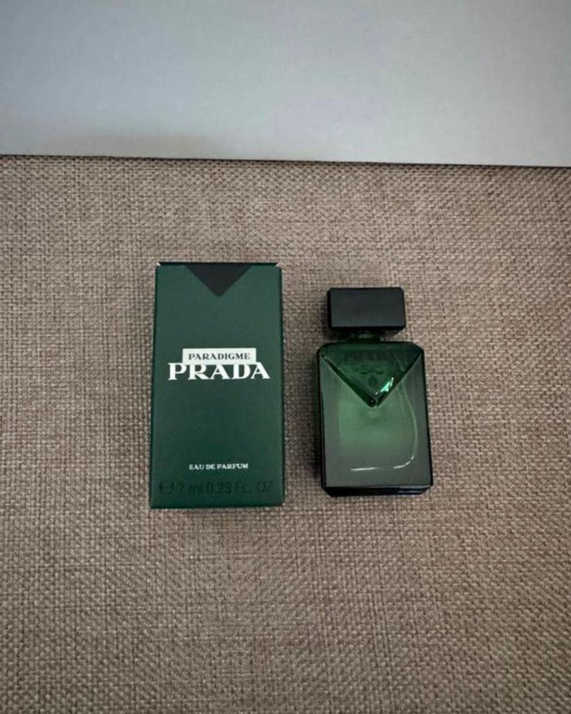 Prada paradigme eau de parfum 7 ml mini miniatuur nieuw!, Verzenden, Nieuw, Miniatuur, Gevuld
