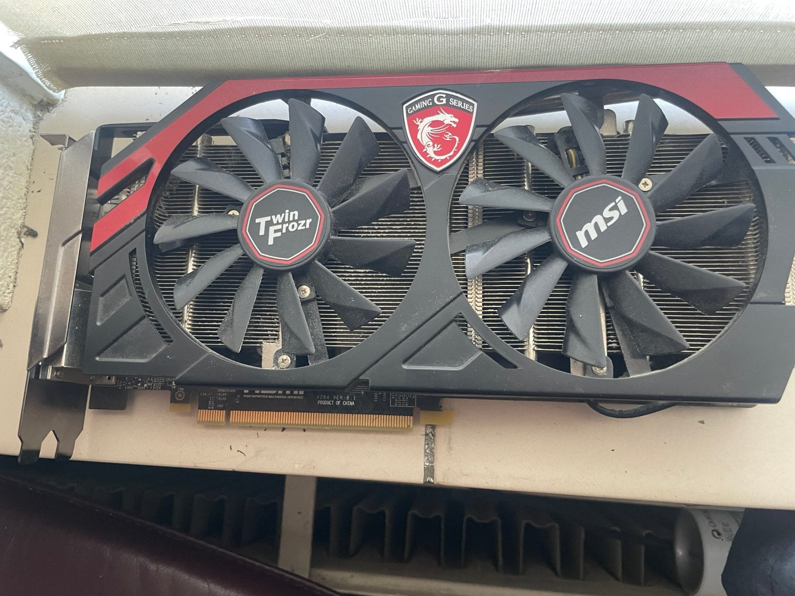 MSI GeForce GTX 760 Twin Frozr Gaming videokaart 2gb, Computers en Software, Videokaarten, Ophalen, Zo goed als nieuw, GDDR5, PCI-Express 3