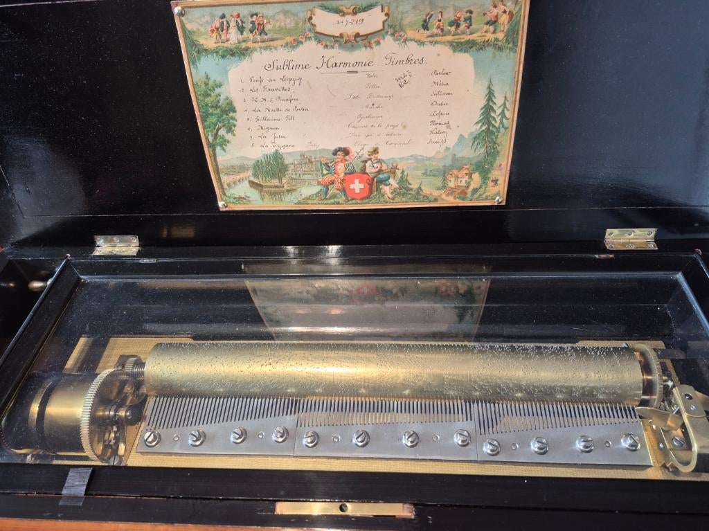muziekdoos antiek, Antiek en Kunst, Curiosa en Brocante, Ophalen of Verzenden