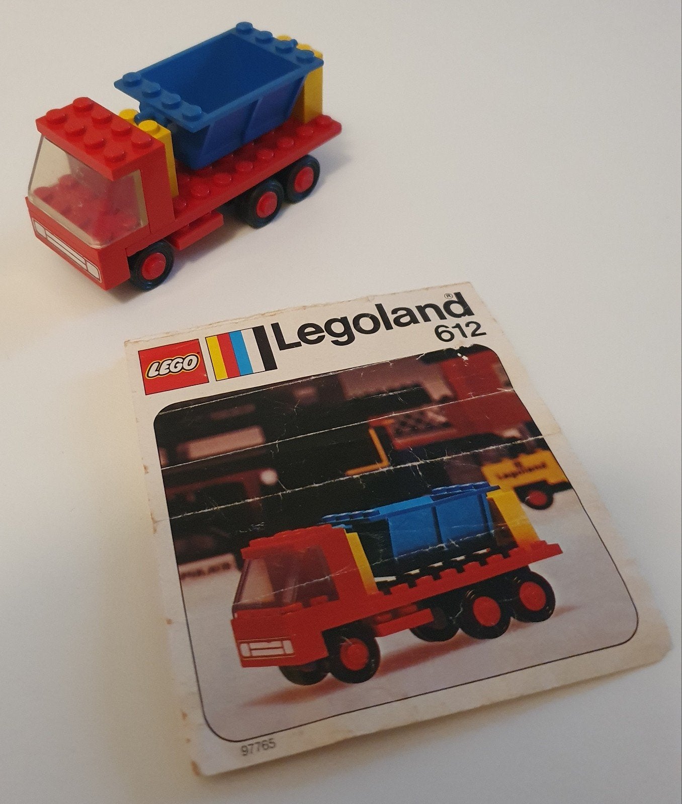 Vintage LEGOLAND Set nr.: 612 'Tipper Truck'  (1974), Kinderen en Baby's, Speelgoed | Duplo en Lego, Gebruikt, Lego, Compleet