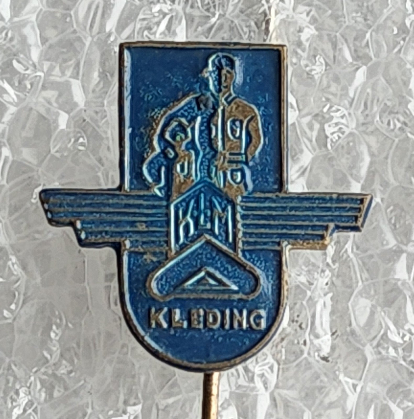 Vintage KLM Kleding Speldje - Uniek Verzamelobject, Verzamelen, Ophalen of Verzenden, Gebruikt, Transport, Speldje of Pin