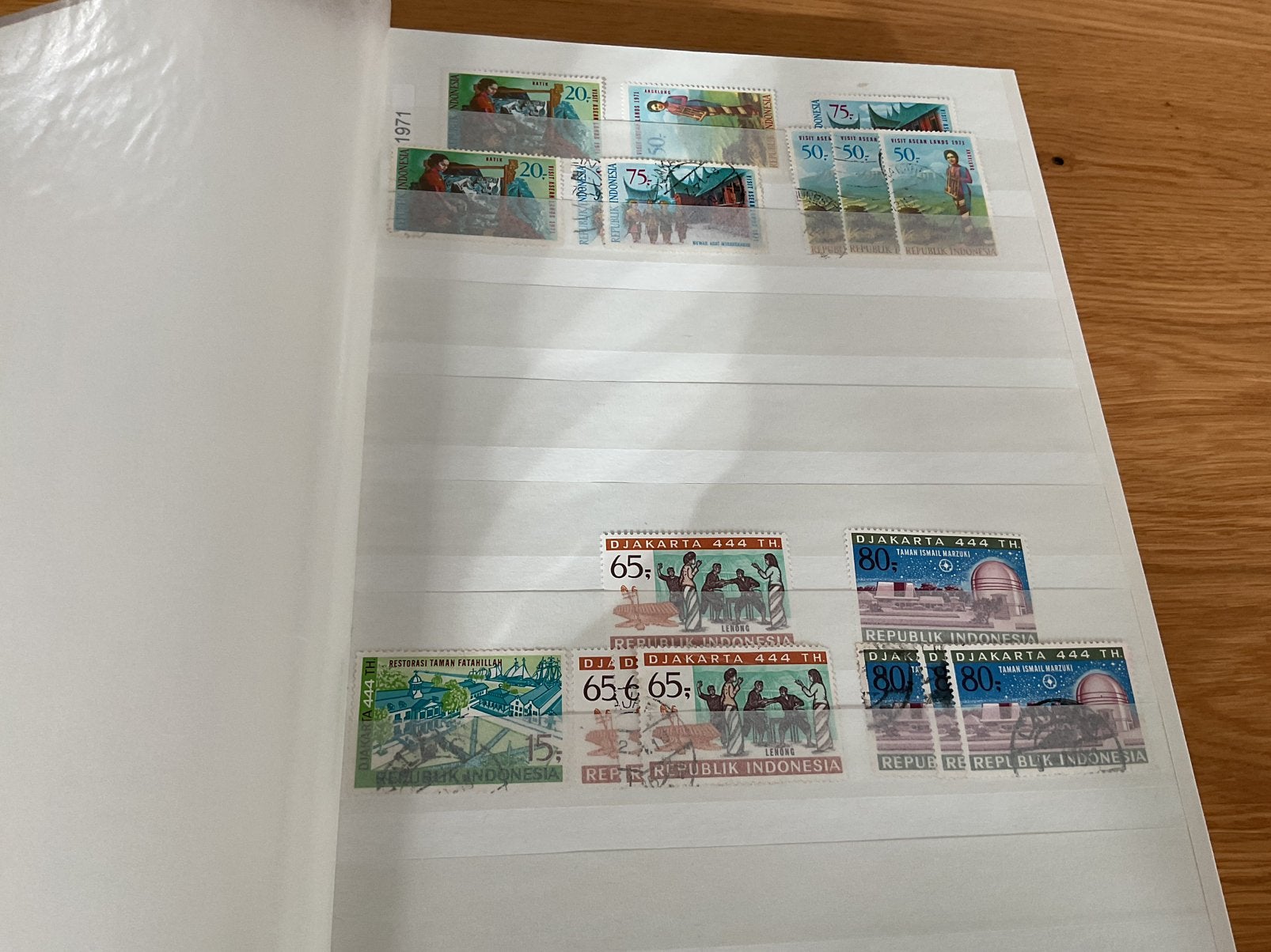 Stockboek Indonesie 1971- 1988, Postzegels en Munten, Postzegels | Volle albums en Verzamelingen, Ophalen of Verzenden, Buitenland