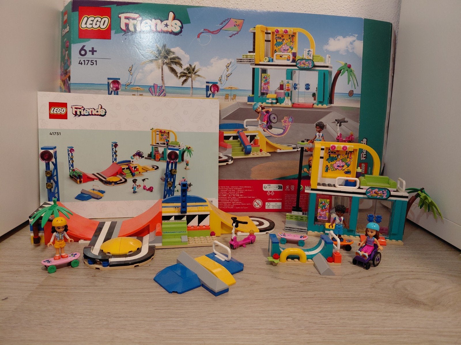 lego friends 41751; skatepark, Gebruikt, Lego, Friends, Ophalen of Verzenden