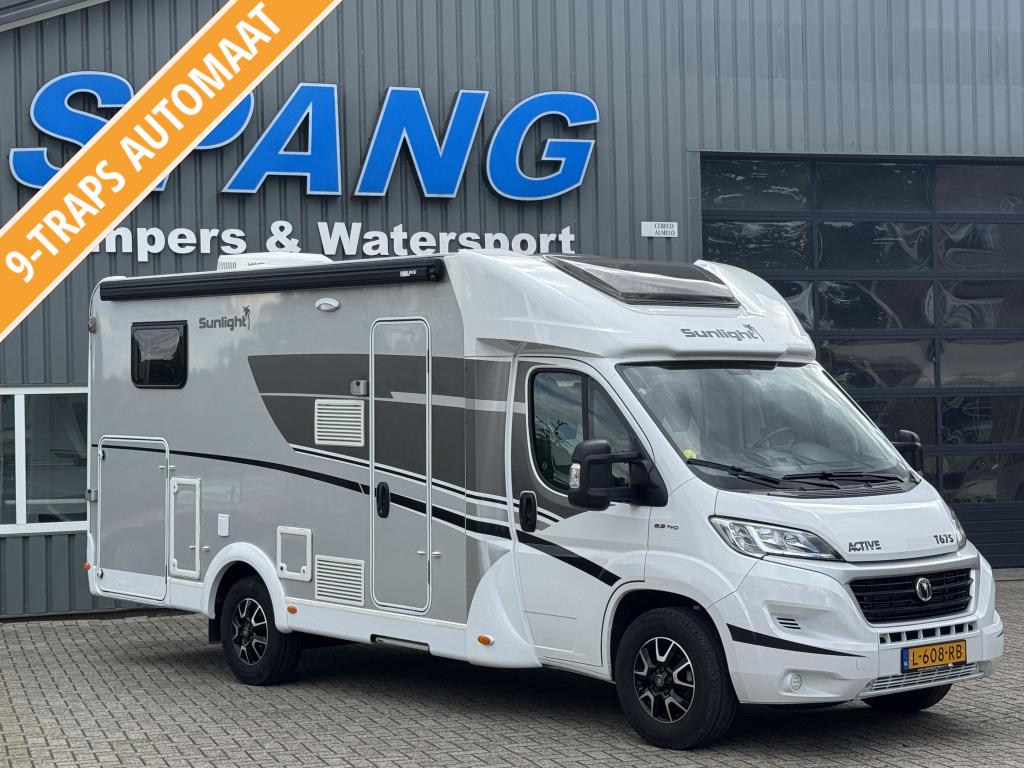 Sunlight T 67 Active | 9G Automaat | Enkele bedden | Hefbed, Caravans en Kamperen, Automaat, Sunlight, Fiat, Bedrijf