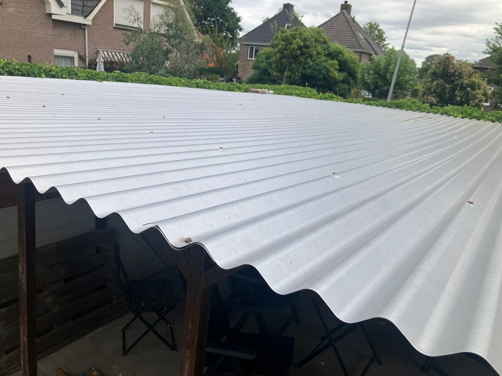 Profielplaat 18/76 - 1100/4950 - 27m2 golfplaat, Doe-het-zelf en Verbouw, Dakpannen en Dakbedekking, Ophalen, Overige kleuren