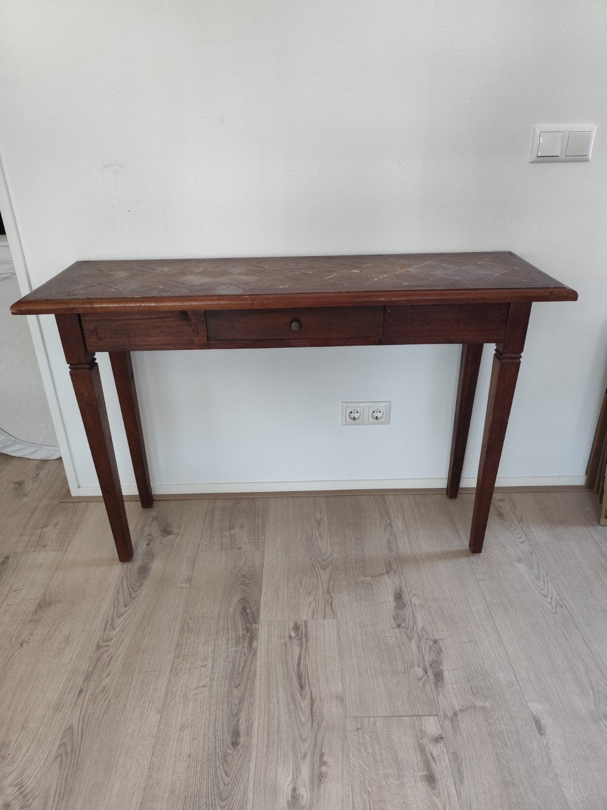 2x Vintage Bijzettafel/Sidetable - Opknapper, Antiek en Kunst, Antiek | Meubels | Tafels, Ophalen