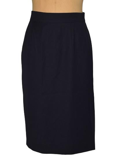 Nieuwe Pauw Amsterdam wollen rok, blauw/zwart, Mt. XS, Pauw, Nieuw, Knielengte, Maat 34 (XS) of kleiner