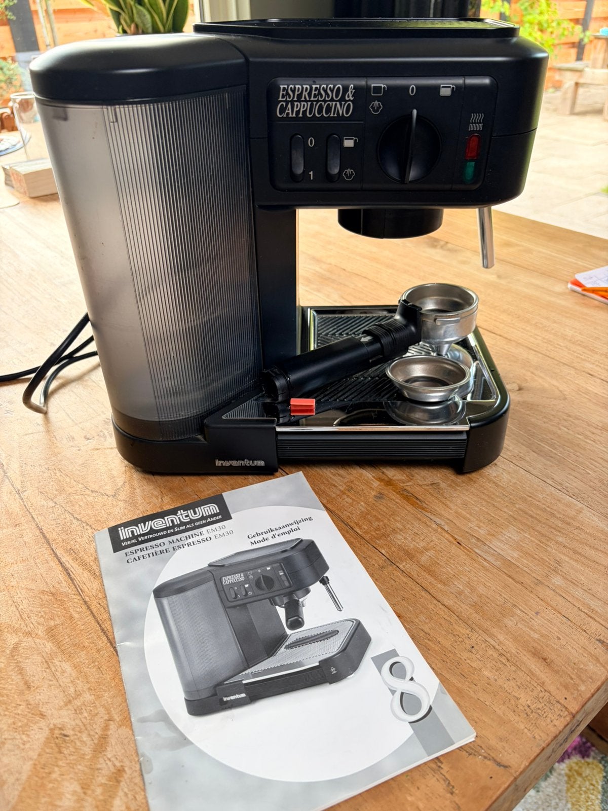 Inventum espressomachine EM30, Witgoed en Apparatuur, Ophalen, Zo goed als nieuw, Espresso apparaat