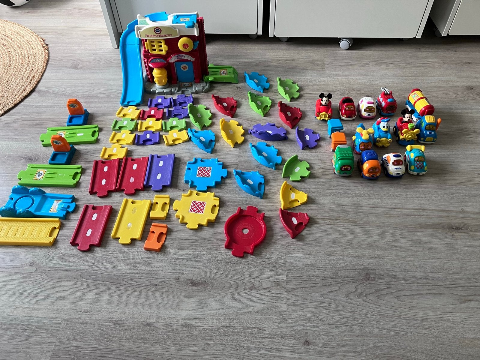VTech Toet Toet Auto's Brandweerkazerne & Baandelen, Ophalen of Verzenden, Gebruikt