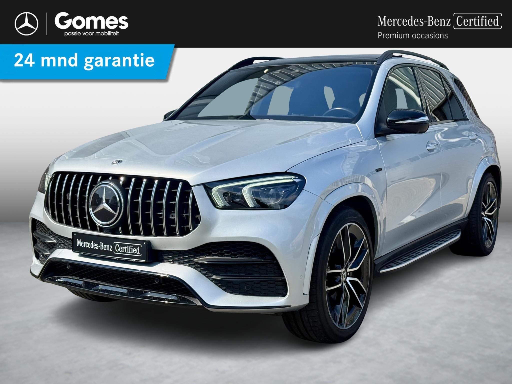 Mercedes-Benz GLE-klasse 350 de 4MATIC Premium Plus | Night, Auto's, Automaat, Stof, Gebruikt, 4 cilinders