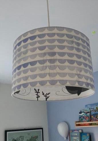 Little Dutch lamp met visjes/walvis/onderwater, Ophalen, Zo goed als nieuw, Minder dan 50 cm