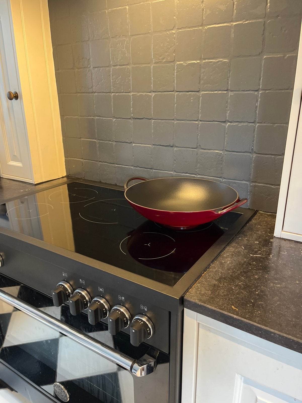 Le Creuset Gietijzeren Wokpan - Perfect voor Inductie, Ophalen, Gietijzer, Le Creuset, Zo goed als nieuw
