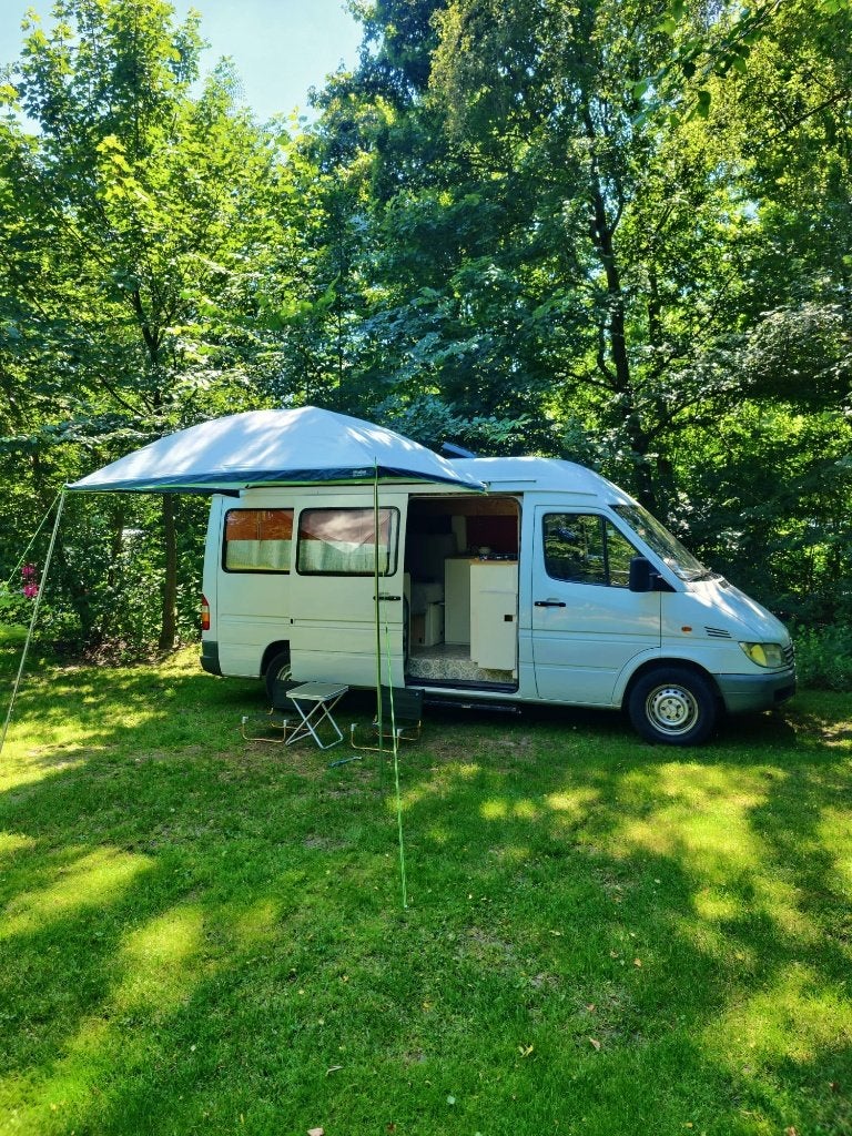 Mercedes Sprinter Buscamper| Off-Grid | APK 2027, Reservewiel, Luifel, Tot en met 2, Mercedes-Benz