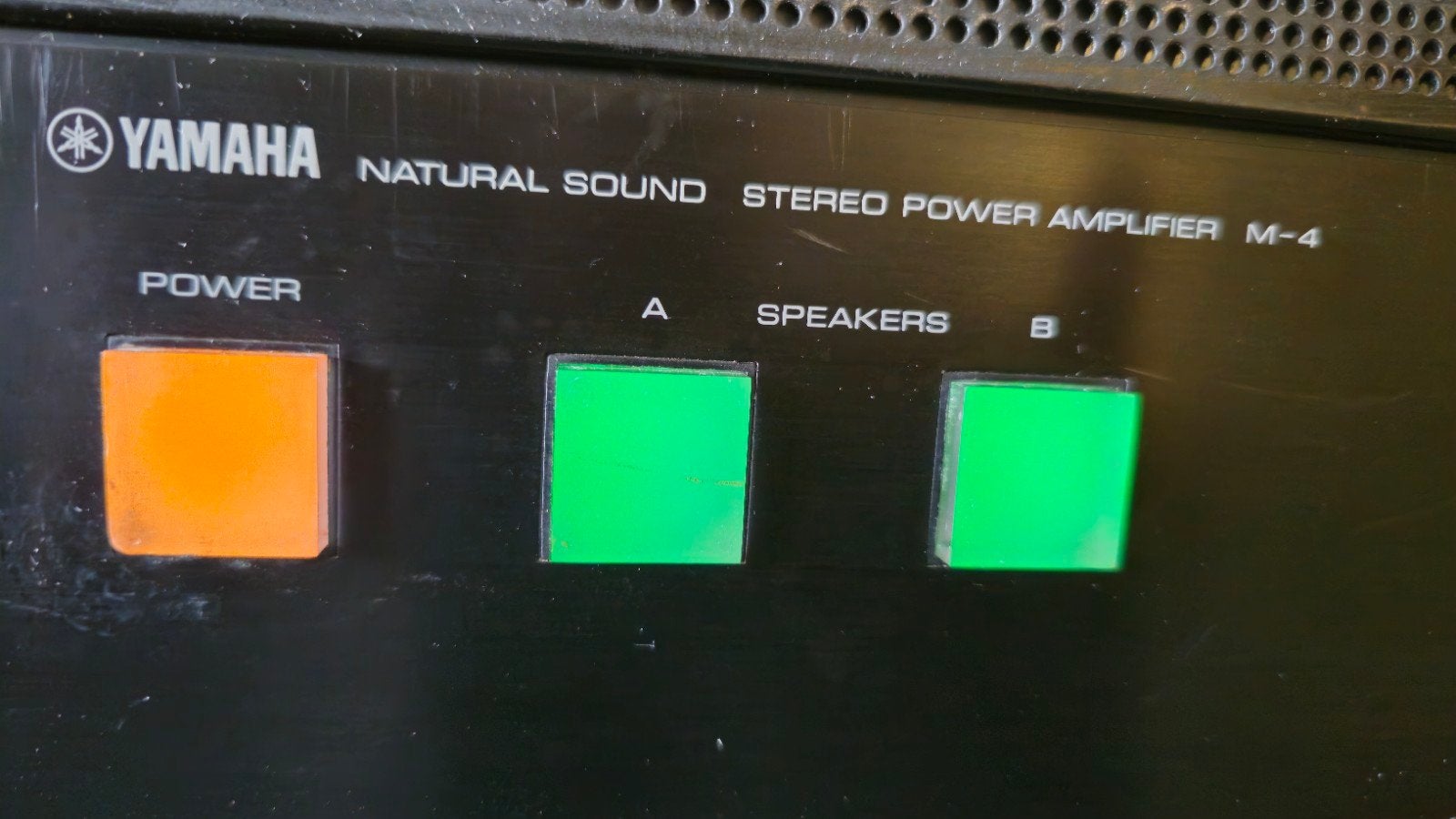 Yamaha M4 vintage 70's krachtcentrale, geserviced+garantie !, Ophalen of Verzenden, YAMAHA, 120 watt of meer, Stereo