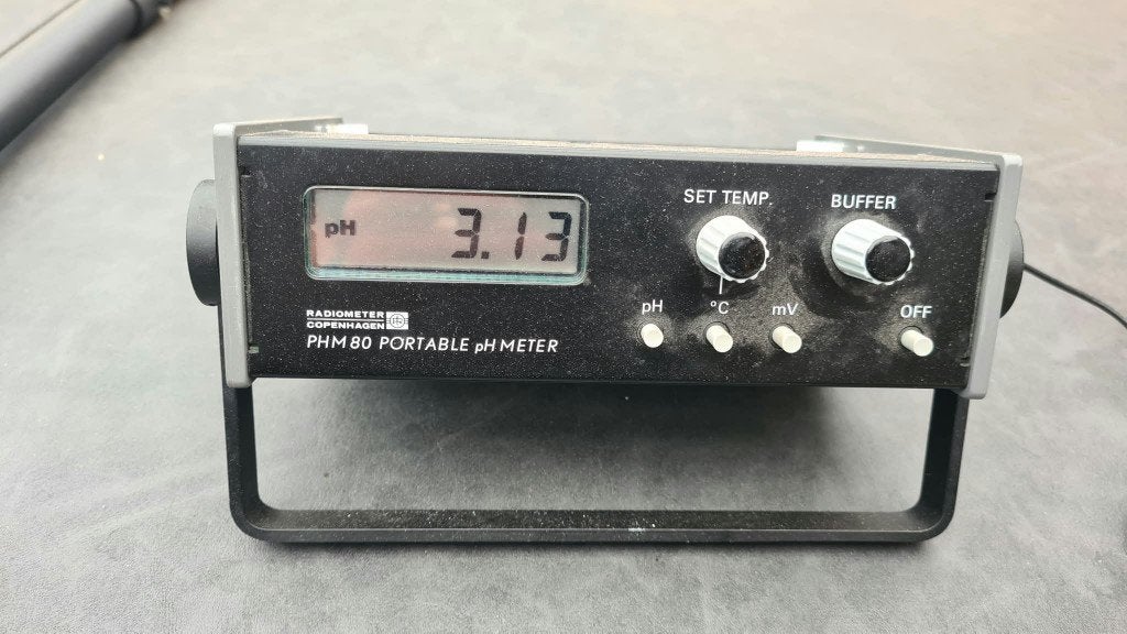 pH meter, Ophalen of Verzenden, Zo goed als nieuw, Vocht of Vloeistof