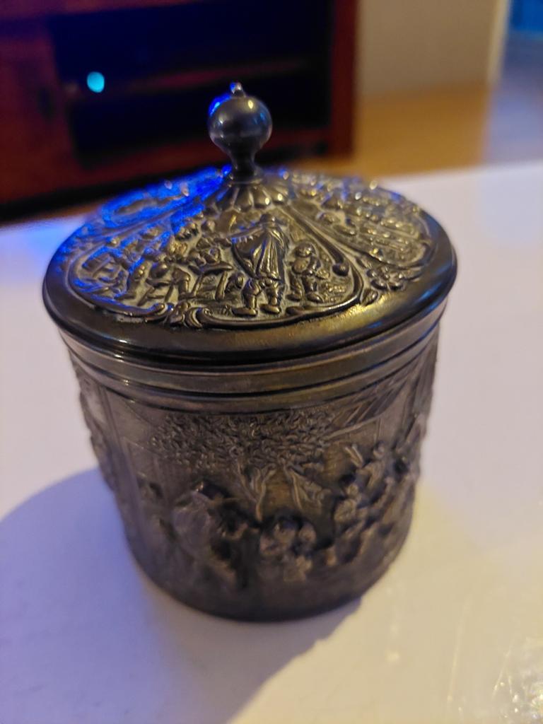 Zilveren theebus, Antiek en Kunst, Antiek | Goud en Zilver, Ophalen of Verzenden