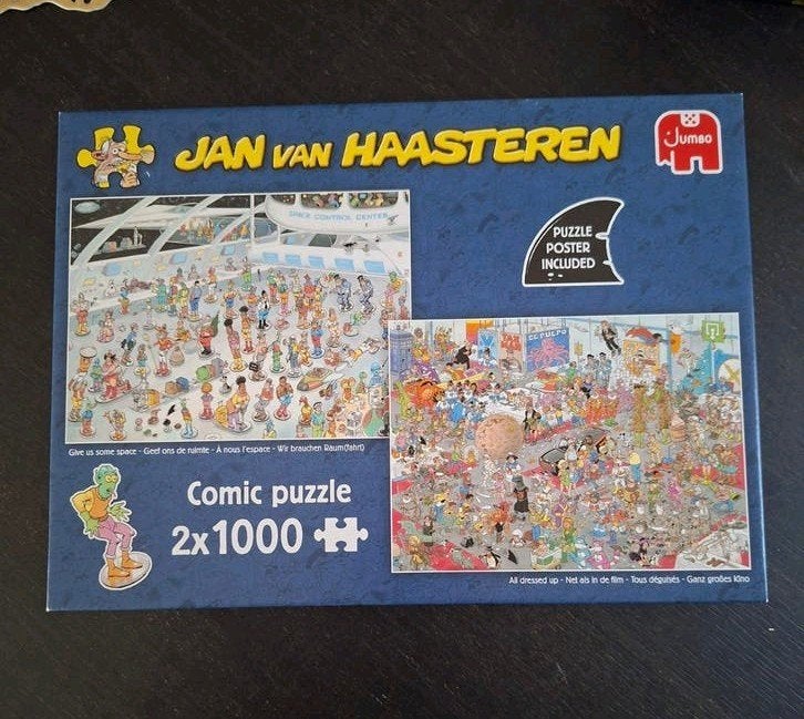 JVH 2x1000 stukjes: Geef ons ruimte & Net als in de film, Ophalen of Verzenden, Zo goed als nieuw