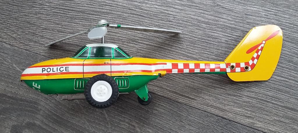 Jaren 60 - 70 Blikken Helikopter Politie Oost Duitsland DDR, Ophalen of Verzenden