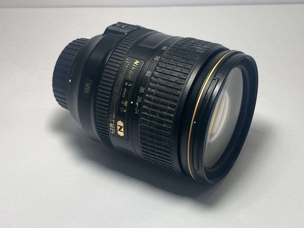 Nikon 24 - 120 mm f4 ED VR, Ophalen of Verzenden, Gebruikt, Overige typen