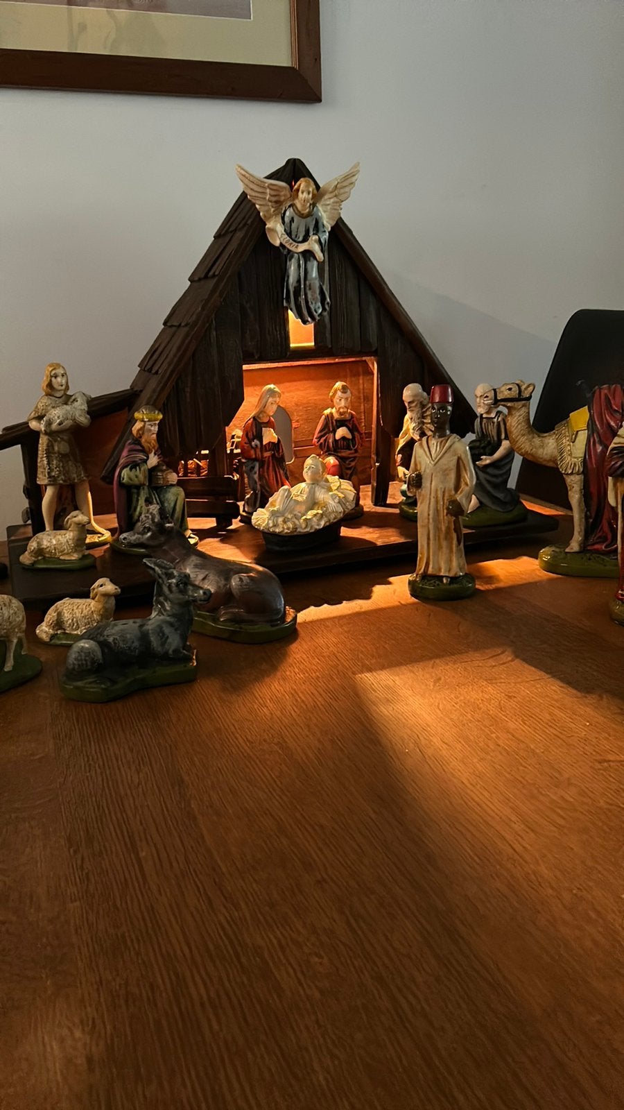 Grote Antieke kerststal, Antiek en Kunst, Antiek | Religie, Ophalen