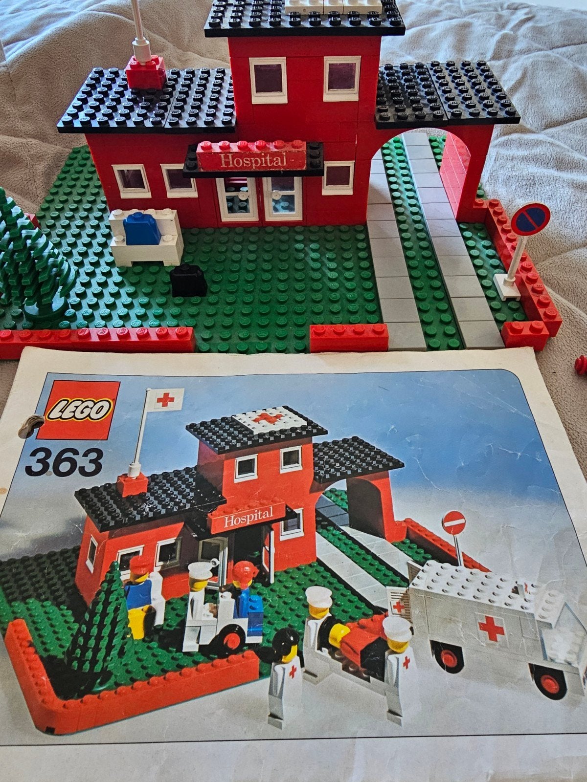 lego Hospital 363 vintage 1975, Ophalen of Verzenden, Gebruikt