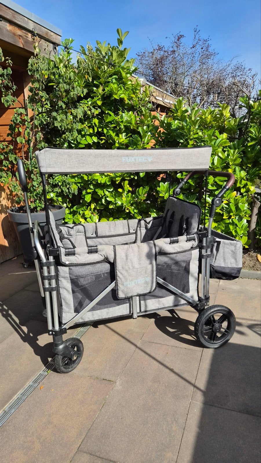 Fuxtec FX-CTXL900 opvouwbare bolderkar, Verstelbare duwstang, Zo goed als nieuw, Ophalen, Kinderwagen