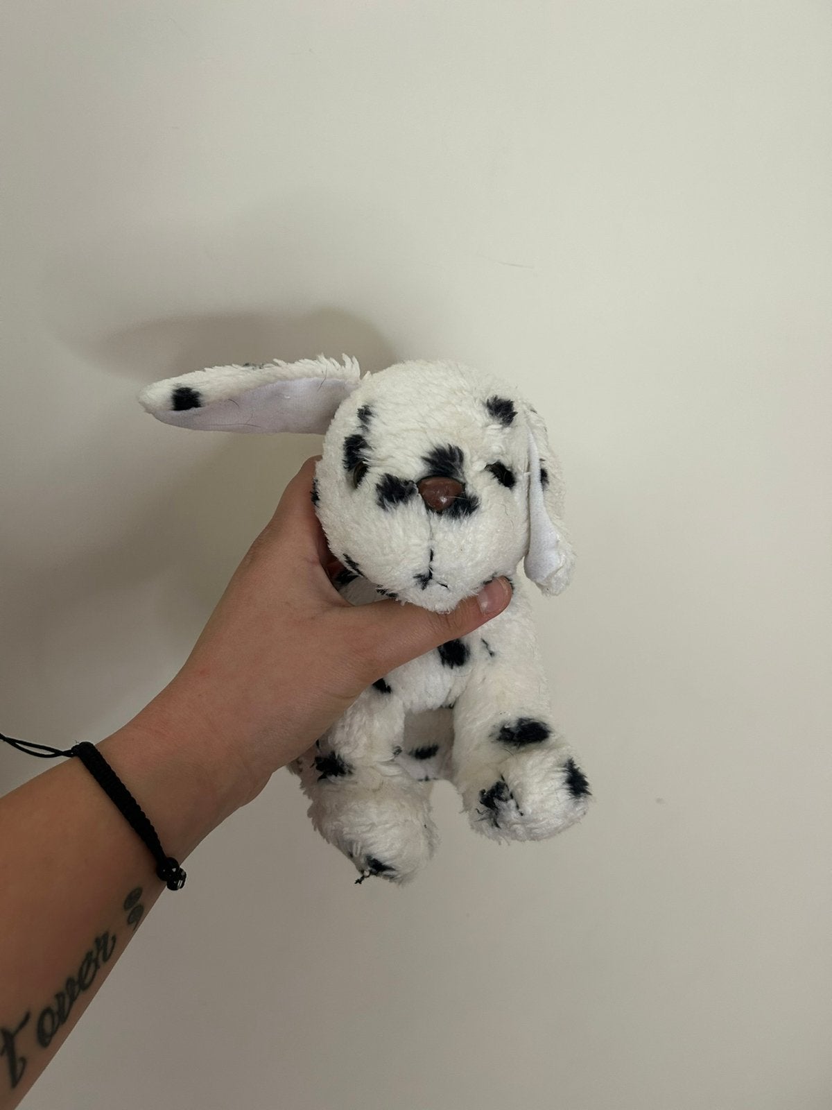 Kleine honden knuffel | dalmatiër | merkloos, Gebruikt, Overige merken, Overige karakters, Klein (minder dan 20 cm)