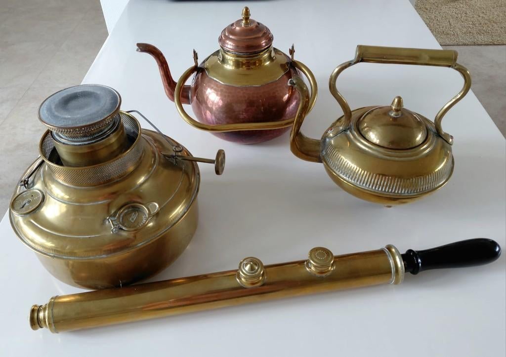 Koperen voorwerpen, Antiek en Kunst, Antiek | Koper en Brons, Ophalen, Koper