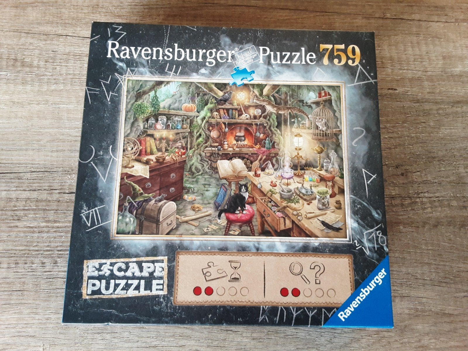 Leuke ESCAPE puzzel van Ravensburger 759 stukjes, Ophalen of Verzenden, 500 t/m 1500 stukjes, Zo goed als nieuw
