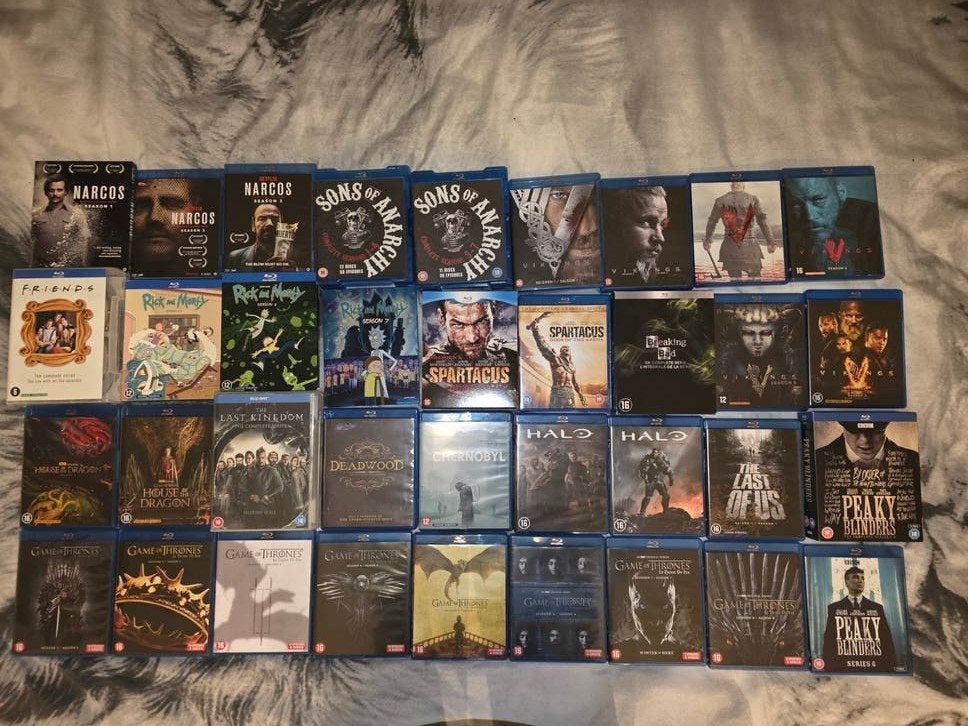 Grote collectie Blu-ray films en series, Cd's en Dvd's, Ophalen, Zo goed als nieuw, Blu-ray