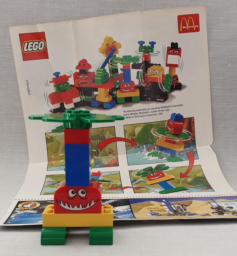 2719 Lego Heli Monster, Lego, Compleet, Ophalen of Verzenden, Zo goed als nieuw