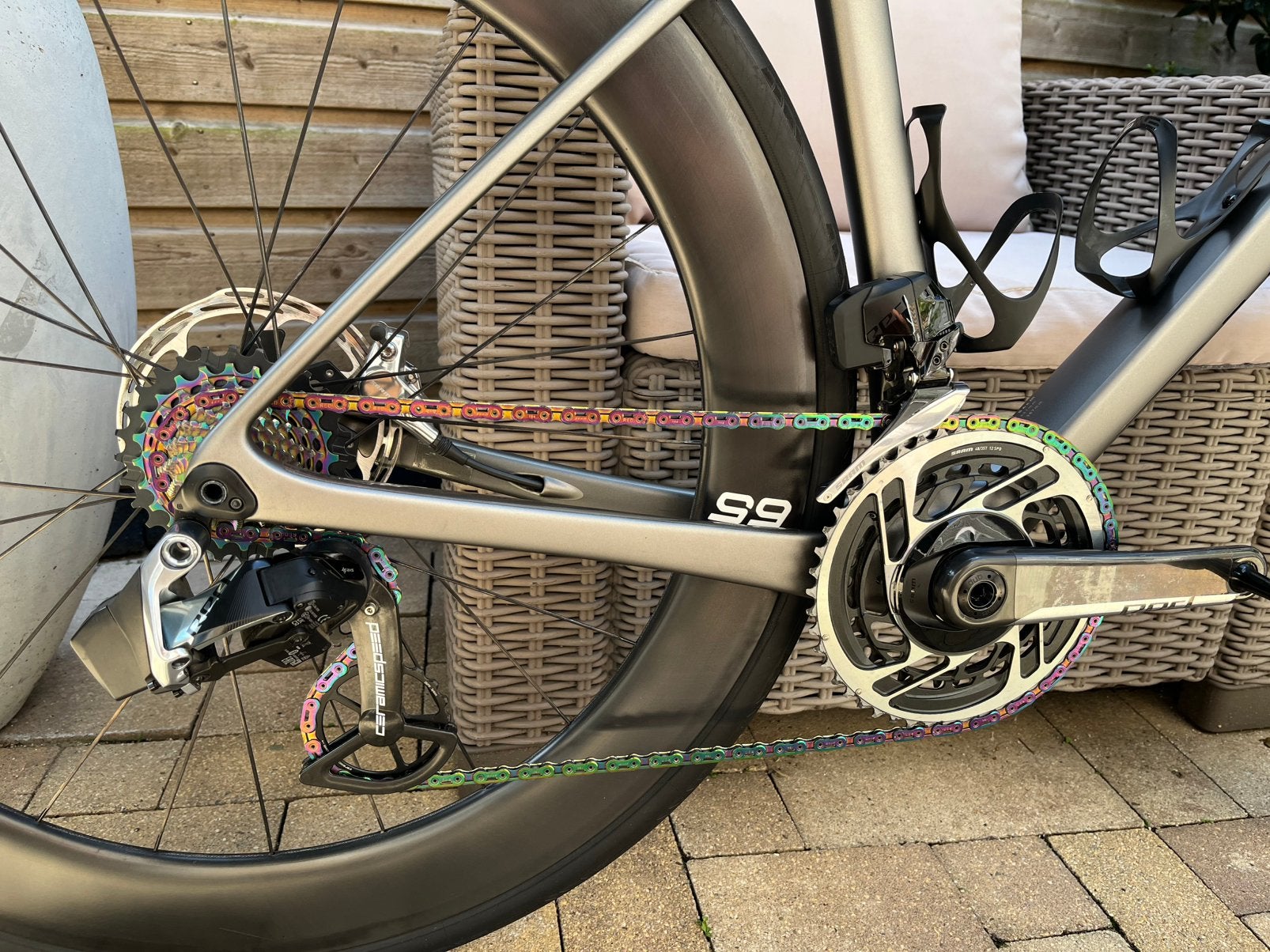 Enve Melee Sram Red AXS mt 54 Ceramicspeed, Ophalen of Verzenden, Zo goed als nieuw, Stuur, Carbon