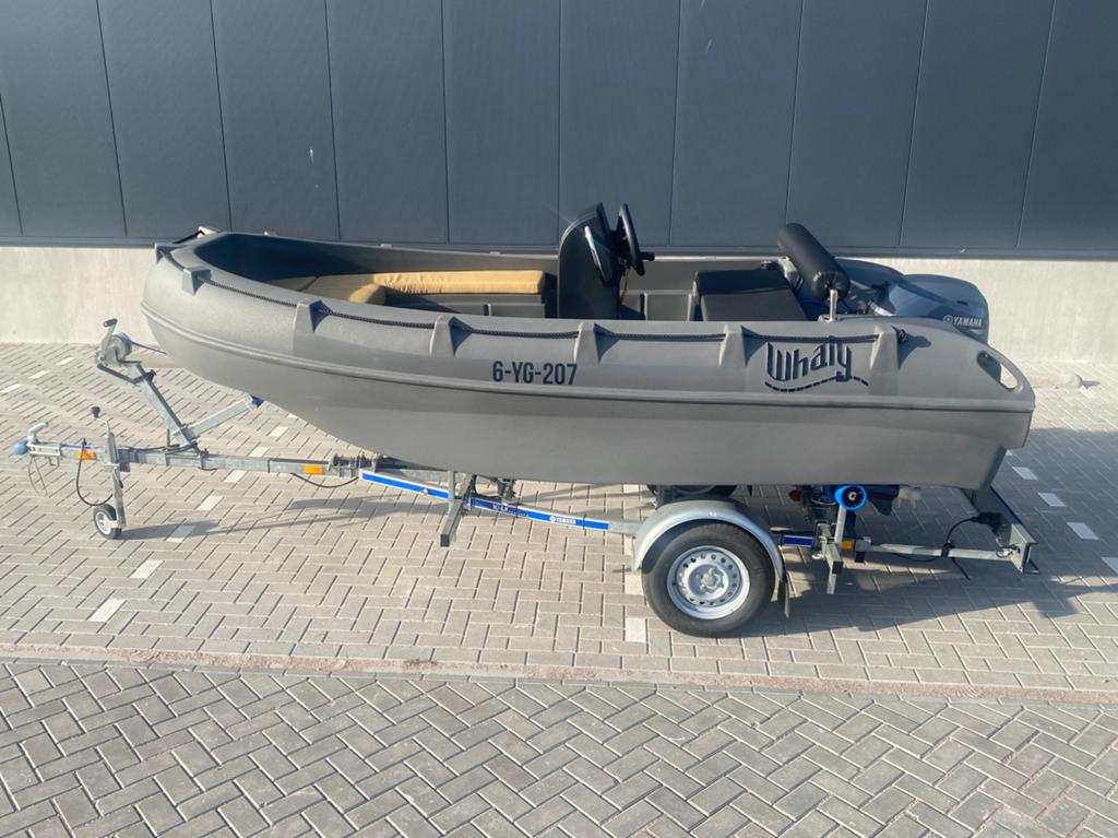 Whaly 400 met Yamaha 25PK en Trailer, klaar om te varen, Watersport en Boten, Ophalen, Kunststof, 4 m, Zo goed als nieuw
