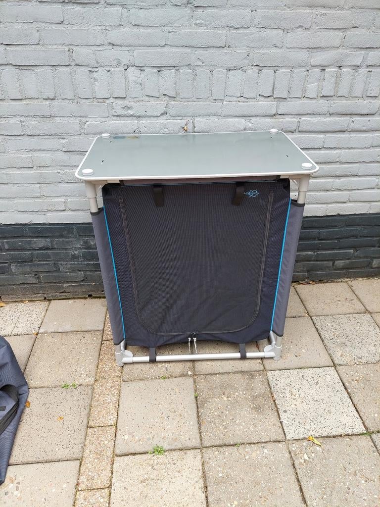 Bo-camp buitenkeuken met windscherm, Ophalen of Verzenden, Gebruikt, Campingkast