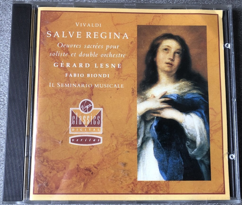 VIVALDI - O.A. SALVE REGINA - GERARD LESNE - FABIO BIONDI, Ophalen of Verzenden, Barok, Zo goed als nieuw, Vivaldi