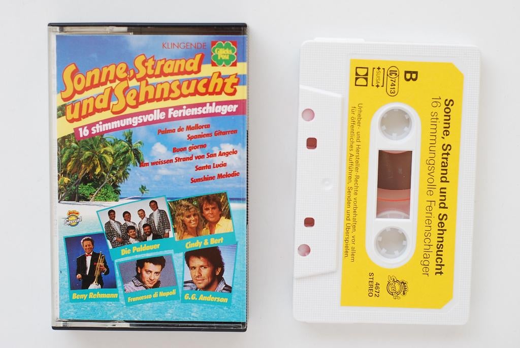 Sonne, strand und sehnsucht - 16 ferien schlager | Cassette, Tweedehands, Tweedehands, Verzenden, Tweedehands