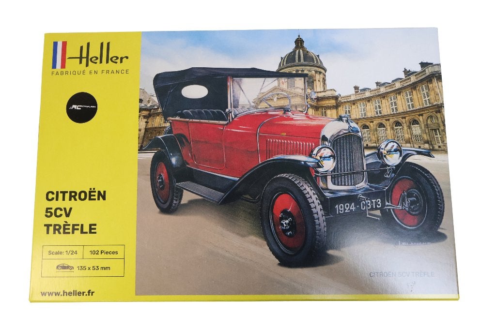 Heller 1/24 CITROËN 5CV TRÈFLE HEL80702, Overige merken, Auto, Groter dan 1:32, Nieuw