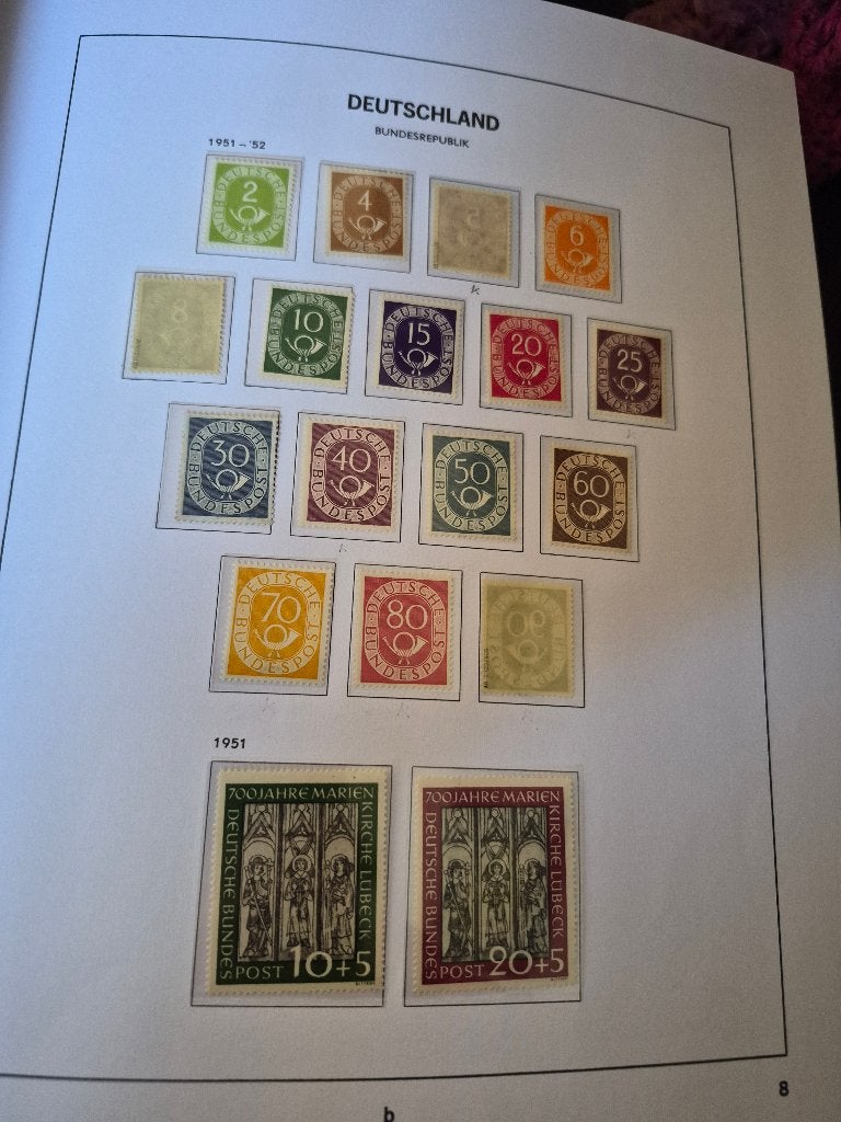 Verzameling Duitsland 1949 t/m 2000 postfris overcompleet, Postzegels en Munten, Verzenden, Verzamelalbum