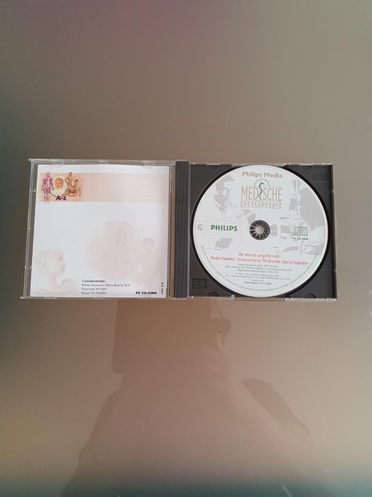 Philips Media Medische Encyclopedie PC CD-ROM 1996 vintage, Spelcomputers en Games, Games | Pc, Zo goed als nieuw, Puzzel en Educatief