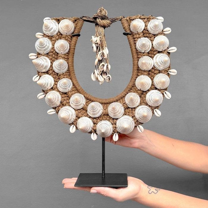 Decoratief ornament - Shell Necklace - Papoea-Nieuw-Guinea, Verzenden, Boho, Nieuw, Natuurlijk materiaal