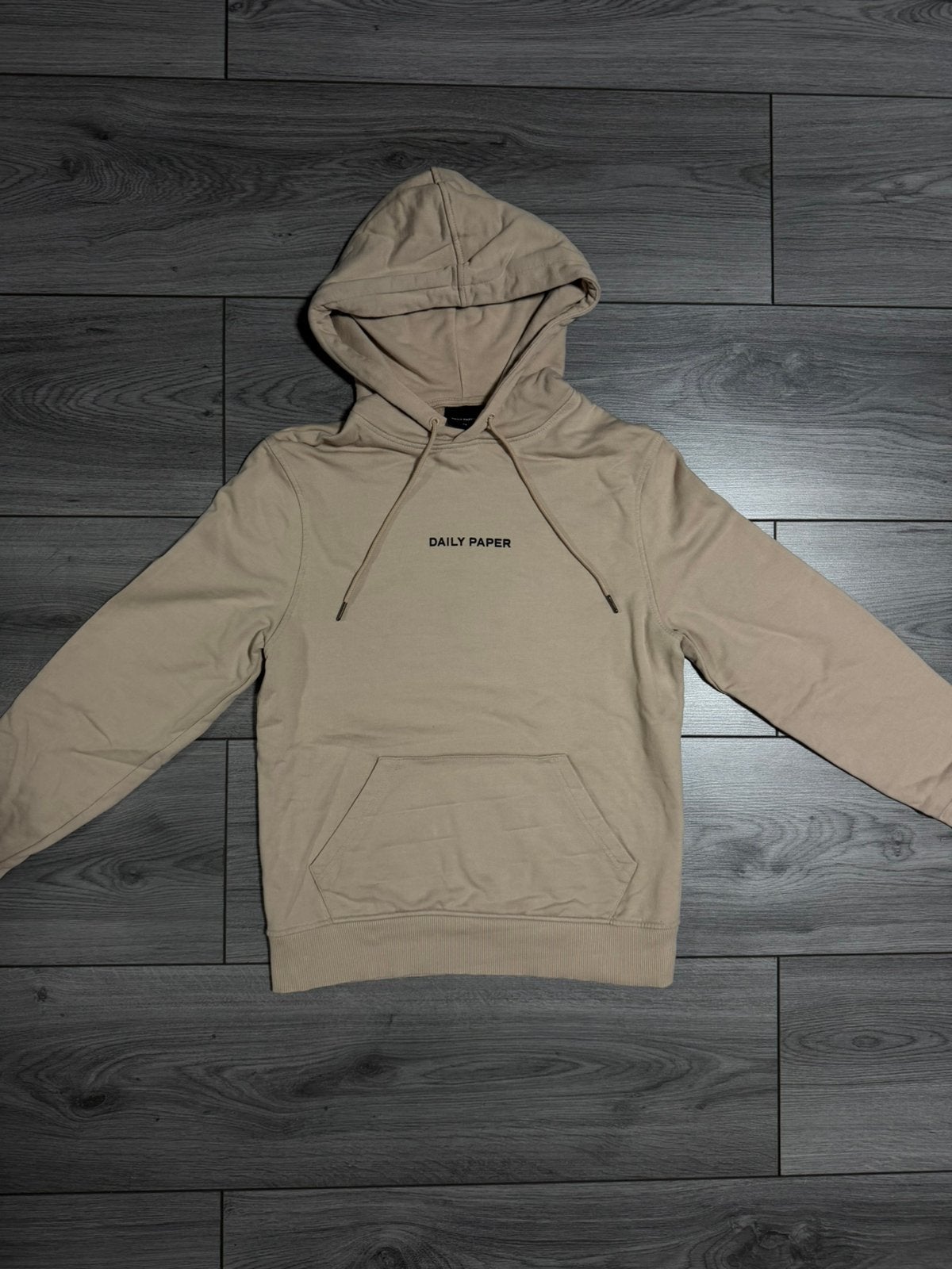 Daily Paper Hoodie, Kleding | Heren, Truien en Vesten, Ophalen of Verzenden, Zo goed als nieuw, Maat 46 (S) of kleiner, Beige