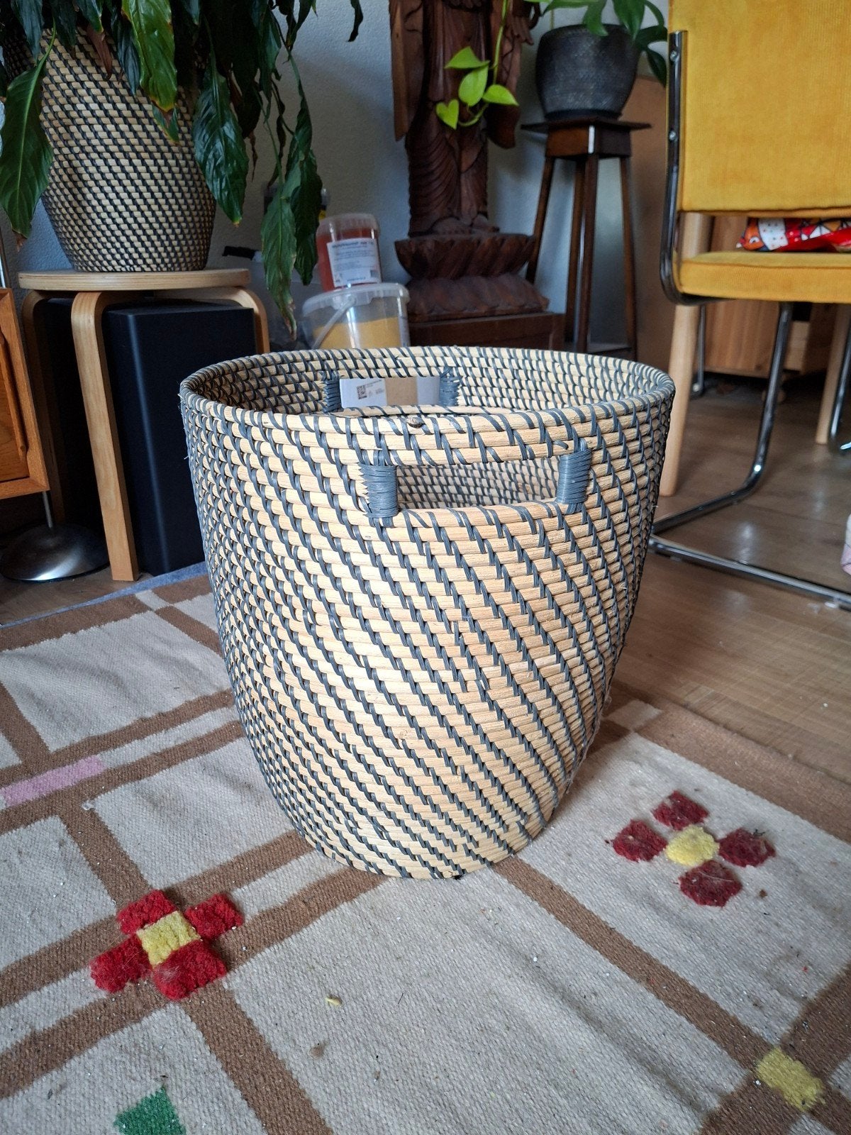 Ikea Rågkorn plantenpot 32cm met binnenpot, Tuin en Terras, Overige materialen, Gebruikt, Minder dan 40 cm, Ophalen